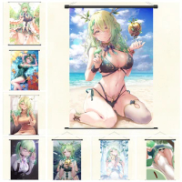 Ceres Fauna Hololive VTuber Decoration Picture Mural Anime Scroll Hanging Painting Cartoon Comics Poster Canvas Wallpaper Prints