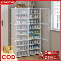 IKEA Almari Kasut Shelf Shoe Rack Shoe Cabinet DIY Rak Kasut Bertutup Storage Box Stackable Shoe Box