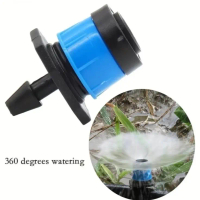 Béc Bọ Xoè 360 Độ, Béc Bọ Phun 8 Tia - Cắm Ống Phun Mềm PE