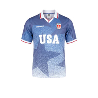 USA เสื้อฟุตบอลผู้ชาย สีฟ้า