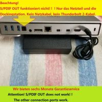 TB2DOCK4KDHC Docking Station for MAC WINDOWS StarTech thunderbolt 2 / S/PDIF OUT NO WORK * No CABLE