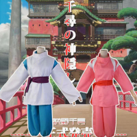 千與千尋賑早見琥珀主 琥珀小白龍cos荻野千尋cosplay小千白龍琥珀川和小千動漫小千小白龍萬聖節 角色扮演