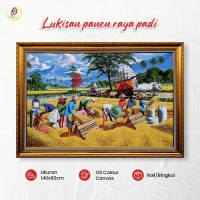 Lukisan Panen Raya berkualitas