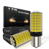 Shineknot Car LED Turn Signal 1157 3014 144SMD Bulb Anti Flicker Canbus 1156 Brake Light zm0070