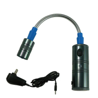 蛇管LED強磁鋁合金工作燈5W(434.9015/充電式/夜間巡視/車輛檢修/外出野營/登山/夜釣)