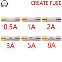 1PC FUSE FUZE Create Audio 5x20mm Nano Alloy Slow Blow Fuse for Audio Amplifier CD Player Turntable DAC Preamp Speaker HiFi DIY