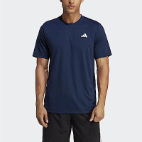 Adidas Club Tee [HS3274] 男 短袖上衣 T恤 運動 網球 休閒 吸濕 排汗 舒適 亞洲版 深藍