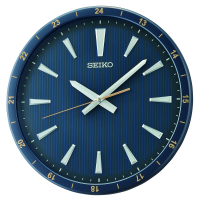 【SEIKO 精工】立體時標 滑動式靜音造型時鐘 掛鐘(QXA802L)