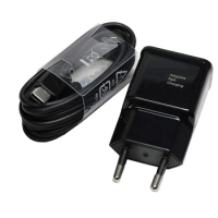 9V Adaptive Fast Charger adapter For Samsung Galaxy S21 S20 FE S10 S9 S8 A8 A21s A30 A50 A52 A32 USB Cords Type C Charge Cable