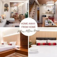 住宿 Pillow BKK Bliss townhome 5BR,7TL near BTS&MRT QSCC Khlong Toei