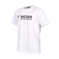VICTOR 男女短袖T恤-台灣製 吸濕排汗 慢跑 運動 上衣 勝利 T-11102A 白黑