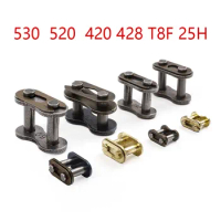 Motorcycle Chain Buckle Ring Link 25H T8F 420 428 520 530 Chain Connector Master Joint Link With O-Ring Chain Lock