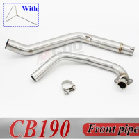 For Honda CB190 CB190R CB 190 CB190X CB190F 190R 190F Slip-On Motorcycle Exhaust System Muffler Link Pipe 51mm Front Motorcross