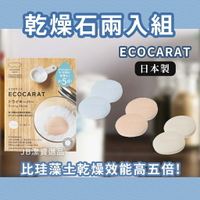 日本 ECOCARAT 乾燥石 共3色 硅藻土 鹽巴 砂糖罐 防潮 除濕 防霉 調味罐 梅雨季 潮濕 [日本製] AB3