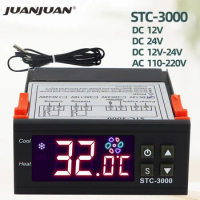 Digital Temperature Controller Thermostat Thermoregulator incubator Relay LED 10A Heating Cooling STC-3000 With Sensor