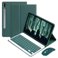 Keyboard Case for Samsung Galaxy Tab S9 Tablet Case Wireless Touchpad Keyboard Cover for Galaxy Tab S9 11'' SM-X710 Case Funda