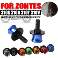 For Zontes 310X 310R 310T 310V ZT310 ZT 310 X R V T ZT310X Motorcycle Accessories Swingarm Spools slider Screw 8mm stand screws