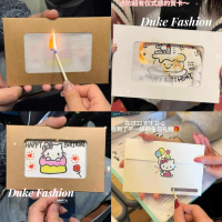 Kad Ucapan Api, Flame Birthday Wishes Card Handmade Diy For Surprise For Valentine's Day,Untuk Hari 