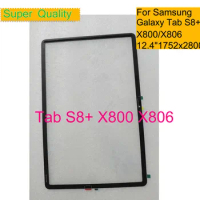 For Samsung Galaxy Tab S8+ X800 Touch Screen Panel Tablet S8 Plus 5G X806 Front Outer LCD Glass Lens With OCA Replacement