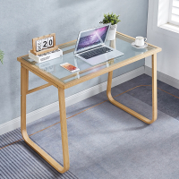 HappyLife 簡約強化玻璃書桌 100公分 100×60×73cm