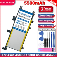 LOSONCOER High Quality C21N1634 Laptop Battery for Asus A580U X580U X580B A542U R542U R542UR X542U V587U FL5900L FL8000U