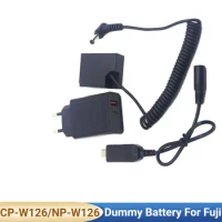 PD Charger USB-C Digital Display Cable CP-W126 DC Coupler NP-W126 Dummy Battery for Fujifilm X100V XH1 X100F XA5 XA7 XT200 XT1 C