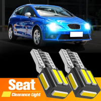 2pcs W5W T10 LED Clearance Light Bulb Lamp Canbus For Seat Ibiza 2 3 MK2 MK3 MK4 6L 6K Leon MK1 1M 1P Toledo Inca Altea Alhambra