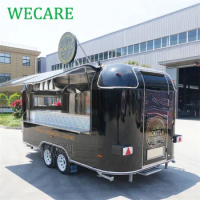 WECARE CE Verified Carros De Comida Track Food Coffee Trailer Mobile Food Truck with Full Kitchen