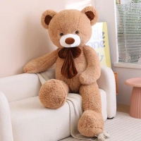 80/100cm Big Size Teddy Bear Plush Toy Giant Stuffed Animals Birthday Valentines Day Gift Soft Pillow Dolls Grilfriend Girls