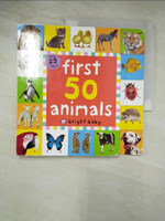 【書寶二手書T5／少年童書_AXQ】Bright Baby Lift the Flap: First 50 Animals_Roger Priddy