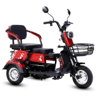 500W 48V Electric Tricycle Lithium Battery Household Elderly Scooter Small Passenger and Cargo Dual-Use