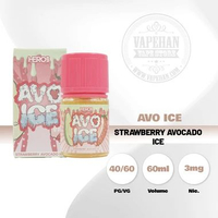 Liquid Vape R57 AVO Ice V2 Strawberry Avocado Ice 3MG 60ML By Hero57 6MG