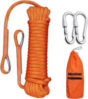 8mm Static Climbing Rope: Heavy Duty Outdoor Rock Climbing Rope for Arborist Tree Work Rescue Campin