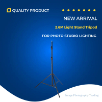 2.6M Light Stand Tripod For Photo Studio Lighting Camera Accessories