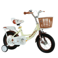 2-9-year-old Children's Bicycle Princess Pink Bicycles Male and Female Bike 12-18 inch Lightweight Folding Children's Bikes