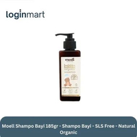 Moell Shampo Bayi 185gr - Shampo Bayi - SLS Free - Natural Organic