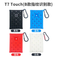 Bevigac HDD Bags Cases Shockproof Silicone Protective Cover Sleeve for Samsung T7 Touch External SSD Solid State Drive
