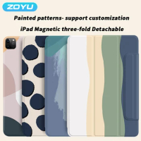 ZOYU Magnetic Case For iPad Pro 12.9 11 2021 M1,For iPad Air 4/5 10.9 2020 2022 mini 6 8.3 Support Pencil Wireless Charger Cover