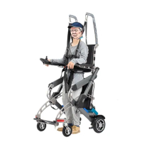 Zuowei Assist Gait Walking Training Rehabilitation Wheelchair Adjustable Height For Disabled Bedridden Elderly