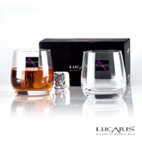 泰國LUCARIS 香港無鉛水晶威士忌酒杯-2入組 玻璃杯 品酒 禮盒 聚會 好生活