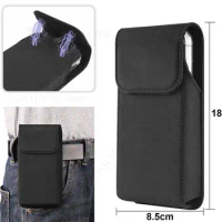 For ZTE nubia Z60 Ultra Z50S Pro Waterproof Nylon Cloth Phone Case Bag For Blade V70 Pro V41 Vita Magnetic Flip Belt Waist Pouch