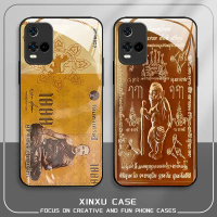 For VIVO Y21T Chuchok luck temple Rahoo Tempered glass phone case Maha Wetsandon Chadok Shockproof C