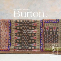 KAIN SONGKET SELENDANG EXCLUSIVE DIMENSI BURTON Green - Red