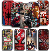 Marvel Spider Man Face For Xiaomi Redmi K70 K60 K60E K50 K50i K40 Gaming Ultra K40S K30 K30S K20 Pro Phone Case