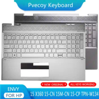 New For HP ENVY 15 X360 15-CN 15M-CN 15-CP TPN-W134 Laptop Palmrest Case Keyboard US English Version Upper Cover
