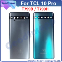 For TCL 10 Pro T799 T799B T799H Back Battery Cover Door Housing Case For TCL 10Pro Rear Cover