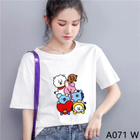 stock ready Short arms BTS t-shirt kpop tees unisex tops animation bts A