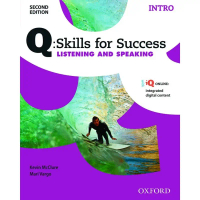 Bundanjai (หนังสือ) Q : Skills for Success 2nd ED Intro, Listening & Speaking : Student's Book +iQ O