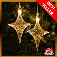 Lampu Gantung Bintang Hexagonal isi 10 Rumah Natal Lampu Star Led Chandeliers Nordic Panjang 300CM H