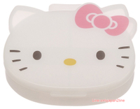 真愛日本 凱蒂貓 kitty 大頭粉結 造型收納盒 四格收納盒 收納盒 飾品盒 耳環收納 小物收納 4973307353819
